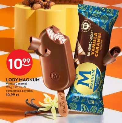 Lody Magnum Vanilla Caramel promocja w Żabka