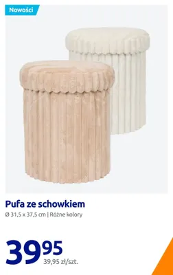 Pufa ze schowkiem promocja w Action