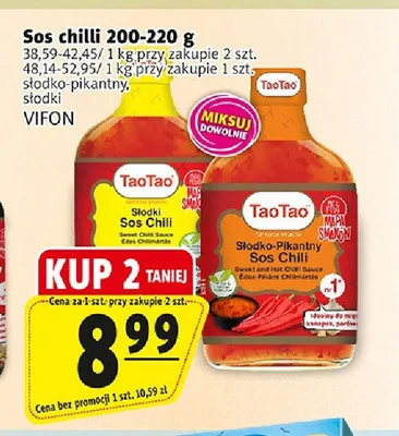 Sos chilli słodko-pikantny Tao Tao promocja w Prim Market