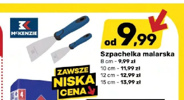 Szpachelka malarska Mckenzie 15 cm promocja w Bricomarche
