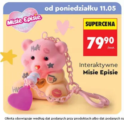Interaktywne Misie Epie promocja w Biedronka