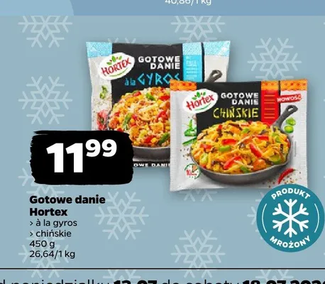 Gotowe danie Hortex chińskie promocja w Netto
