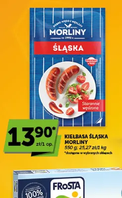 Kiełbasa śląska Morliny promocja w Groszek