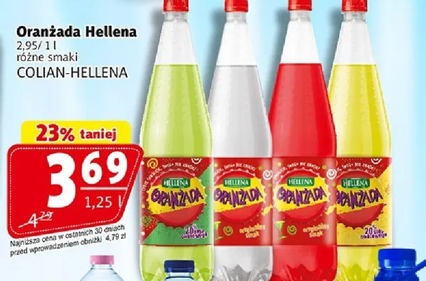 Oranżada Hellena różne smaki promocja w Prim Market