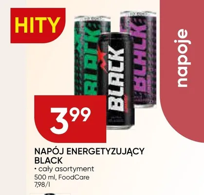 Napój energetyzujący Black Strawberry promocja w Chata Polska