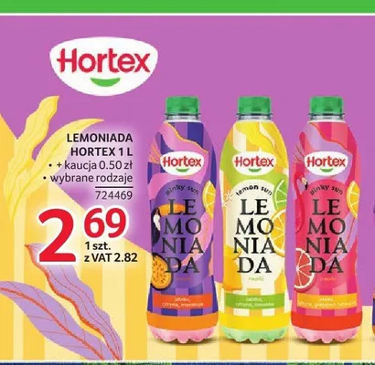 Lemoniada Hortex Jabłko Cytryna Limonka promocja w Selgros