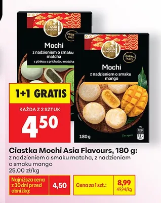 Ciastka Mochi Asia Flavours o smaku mango promocja w Biedronka