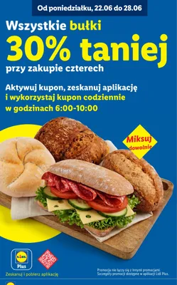 Bułki promocja w Lidl