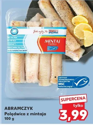 Polędwica z mintaja promocja w Kaufland