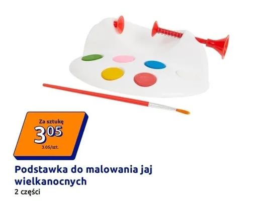 Podstawka do malowania jaj wielkanocnych 2 części promocja w Action