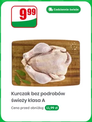 Kurczak bez podrobów świeży klasa A promocja w Dino