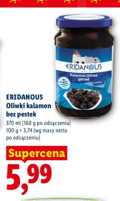 Oliwki Kalamon bez pestek Eridanous promocja w Lidl
