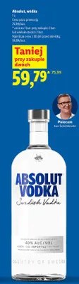 Wódka Absolut promocja w Lidl