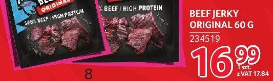 Beef Jerky Original Jack Link's promocja w Selgros
