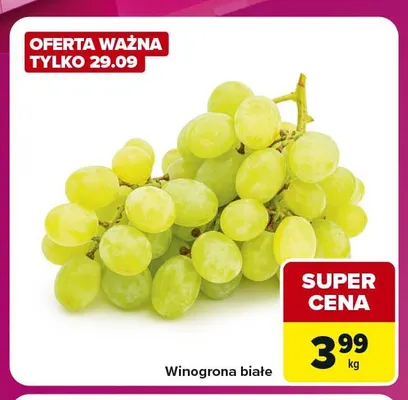 Winogrona białe promocja w Carrefour Express