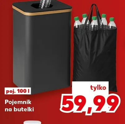 Pojemnik na butelki 100 l promocja w Kaufland