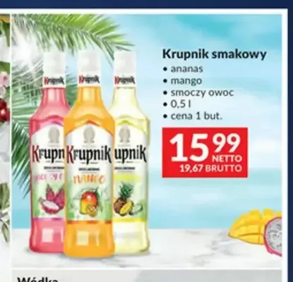 Likier Krupnik smakowy ananas promocja w Makro