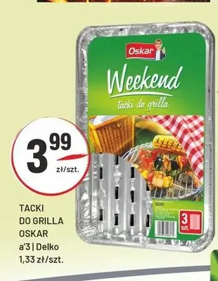 Tacki do grilla Oskar promocja w Sedal