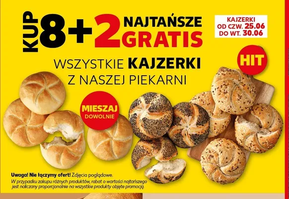 Kajzerki z naszej piekarni promocja w Kaufland