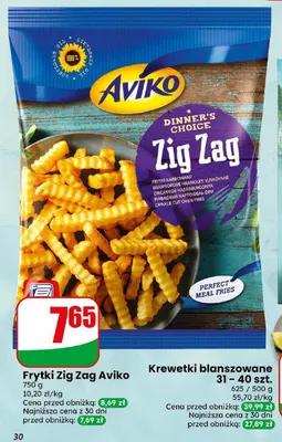 Frytki Zig Zag Aviko promocja w Dino
