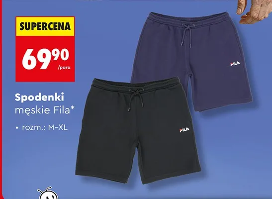 Spodenki męskie Fila promocja w Biedronka