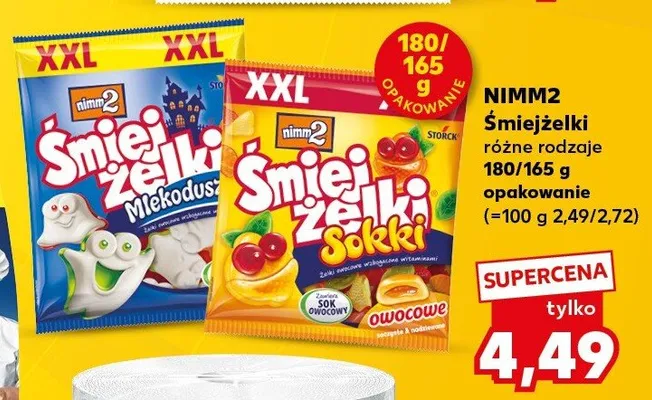 Żelki Śmiejżelki różne rodzaje Nimm2 promocja w Kaufland