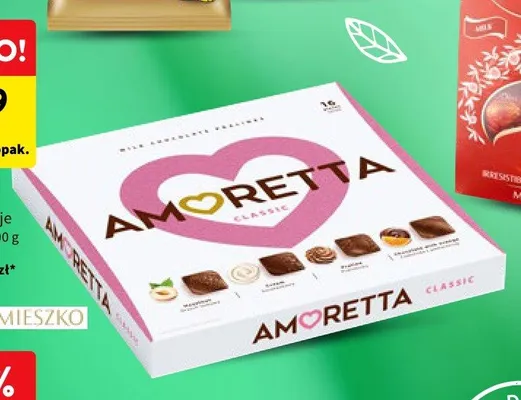 Czekoladki Mieszko Amoretta Desserts promocja w Intermarche