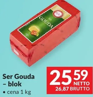 Ser Gouda - blok promocja w Makro