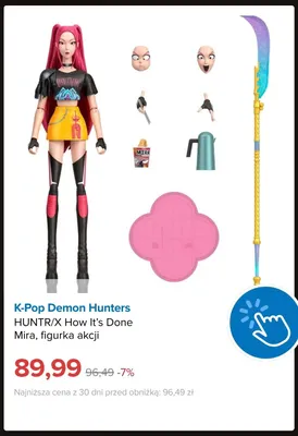 Figurka akcji Mira K-Pop Demon Hunters HUNTR/X How It's Done promocja w Smyk