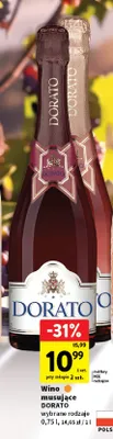 Wino musujące Dorato polskie promocja w Intermarche