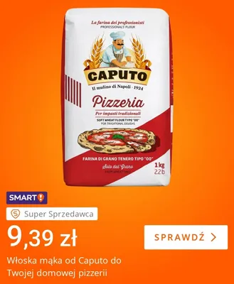 Mąka pszenna Caputo Pizzeria typ 00 promocja w Allegro
