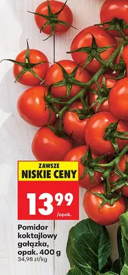 Pomidor koktajlowy gałązka promocja w Biedronka