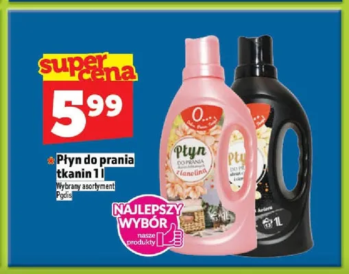 Płyn do prania tkanin z lanoliną promocja w TOPAZ