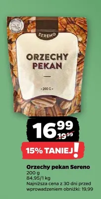 Orzechy pekan Sereno promocja w Netto