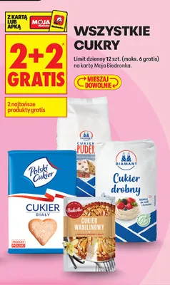 Cukier biały promocja w Biedronka