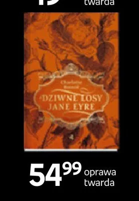 Książka Dziwne losy Jane Eyre Charlotte Bronte oprawa twarda promocja w Empik