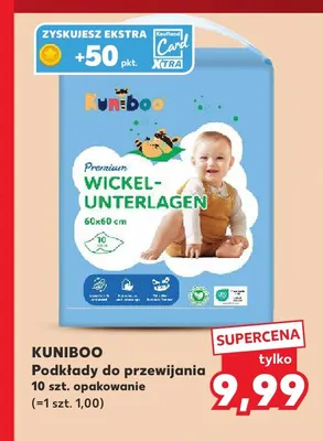 Podkłady do przewijania Kuniboo promocja w Kaufland