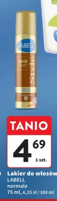 Lakier do włosów Labell normale promocja w Intermarche