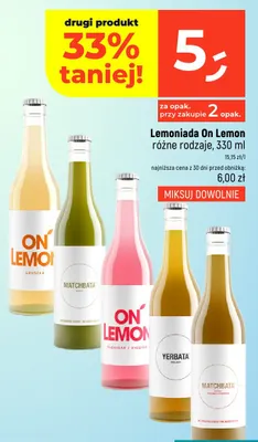 Lemoniada On Lemon Rabarbar promocja w Dealz
