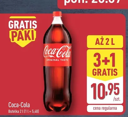 Napój gazowany Coca-Cola promocja w Aldi