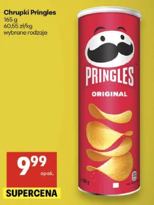 Chrupki Pringles Original promocja w Delikatesy Centrum