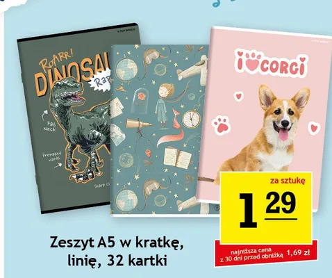 Zeszyt A5 w kratkę Top 2000 32 kartki promocja w Gram Market