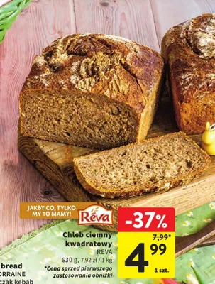Chleb ciemny kwadratowy promocja w Intermarche