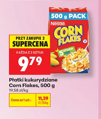 Płatki kukurydziane Nestlé Corn Flakes promocja w Biedronka
