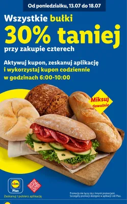 Bułki promocja w Lidl