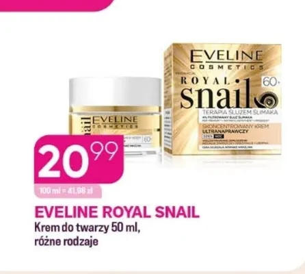 Krem do twarzy EVELINE Royal Snail 50ml promocja w Drogerie Koliber