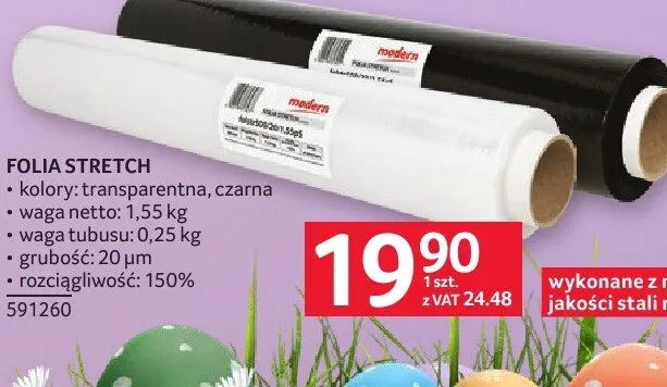 Folia stretch promocja w Selgros