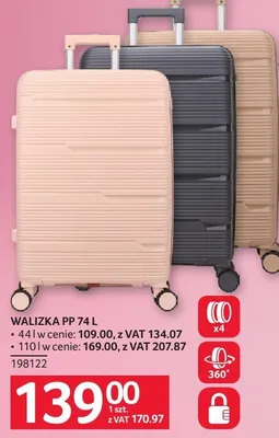 Walizka PP 74 L promocja w Selgros