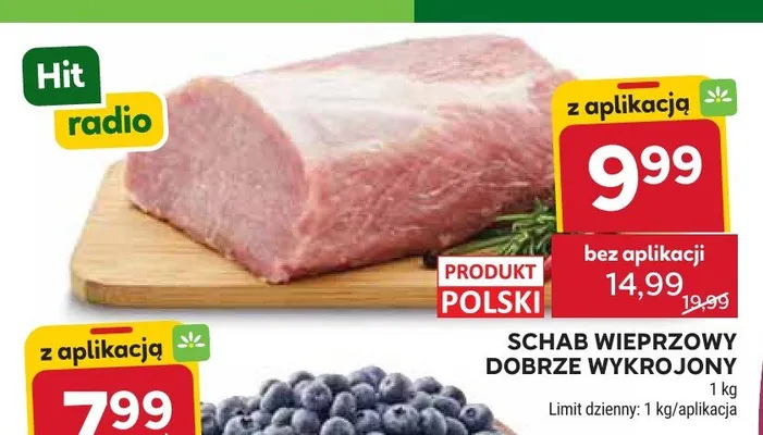 Schab wieprzowy dobrze wykrojony promocja w Stokrotka