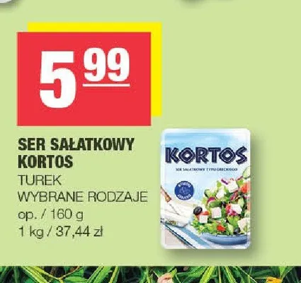 Ser sałatkowy Kortos Turek promocja w SPAR